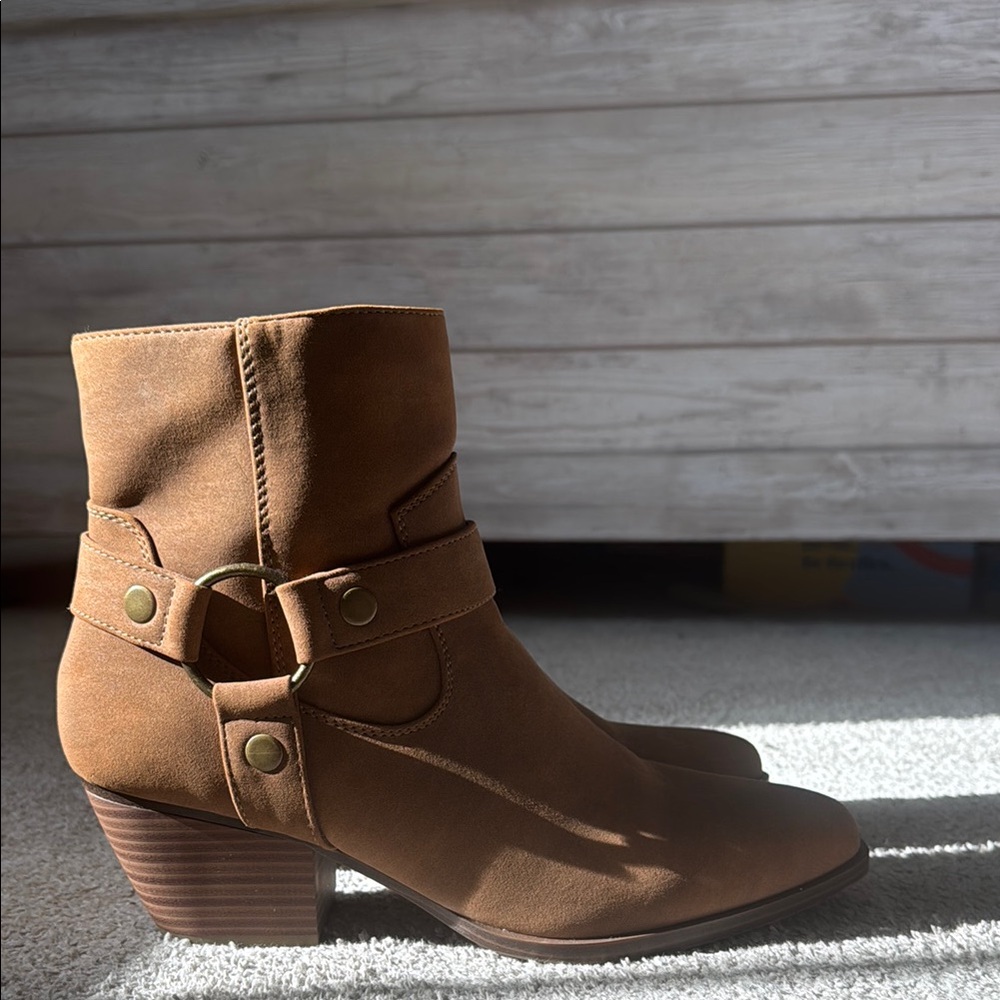 Indigo Brown Ankle Boots